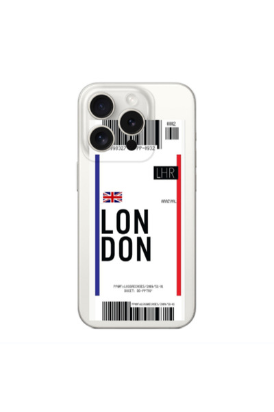 Other Apple Iphone 16 Pro Max London Arrival Transparent Silicone TPU Θήκη