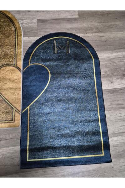Kamex Digital Print Heart Prayer Rug Set for Bride and Groom Wedding Dowry Prayer Mat 70*120