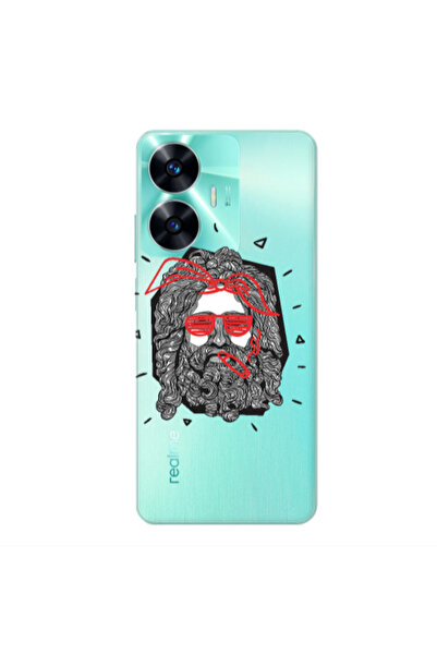 Other Realme C55 Cool glasses Transparent Silicone TPU Θήκη