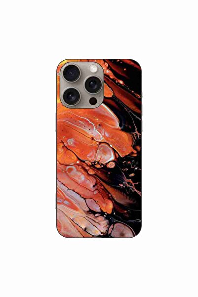 OEM Husa compatibila cu Apple iPhone 16 Pro Max Silicon Gel Tpu Model Abstrac...