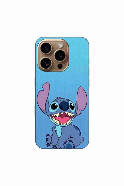 OEM Husa compatibila cu Apple iPhone 16 Pro Silicon Gel Tpu Model Stitch Blue