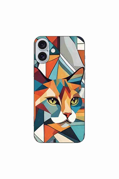 OEM Case compatible with Apple iPhone 16 Plus Silicone Gel Tpu Pattern Cubic ...