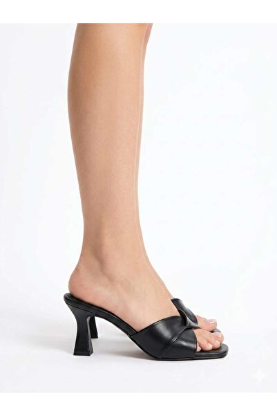 ZAPO Thin Heeled Slippers