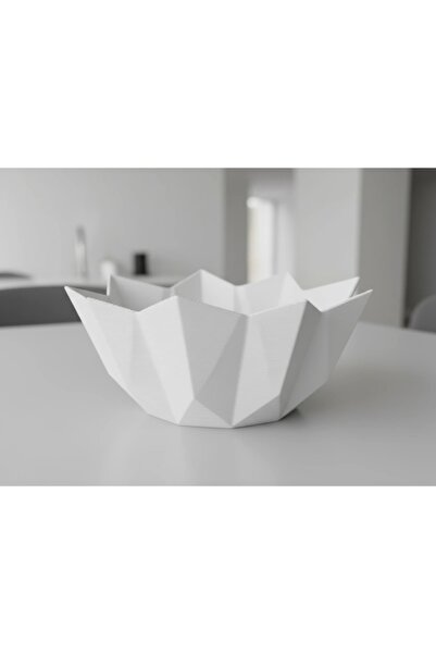 OEM Obiect Decorativ Imprimat 3D, Design Geometric Inspirat de Origami