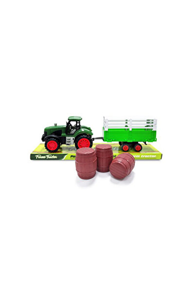 PlayFun Tractor Jucărie Fermă Funcțional Detașabil Plastic Cadou Băieți