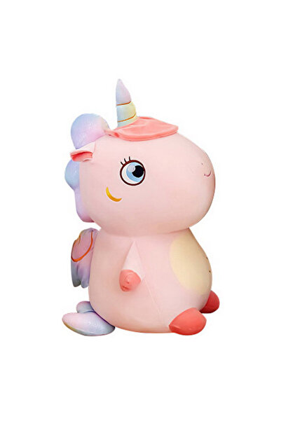 PlayFun Jucărie Pluș Unicorn plus,Curcubeu aripi 25 c Moale Hipoalergenic Cad...