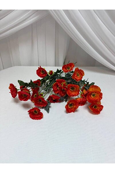 OEM Flori Artificiale Maci (Set 3 buc) Rosu