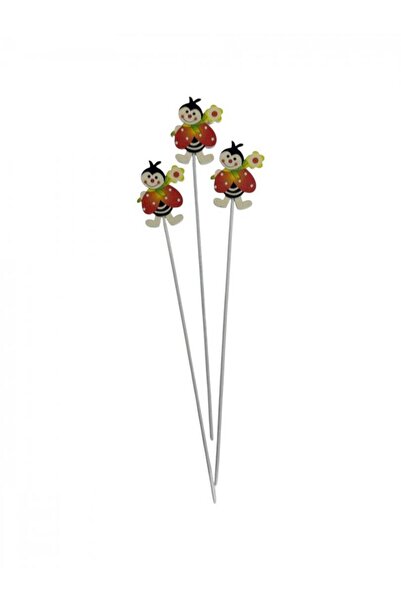 OEM Ornament Din Lemn Buburuza Cu Bat 12/Set