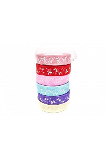 OEM Organza Ribbon With Butterflies 2.5 Cm Cream