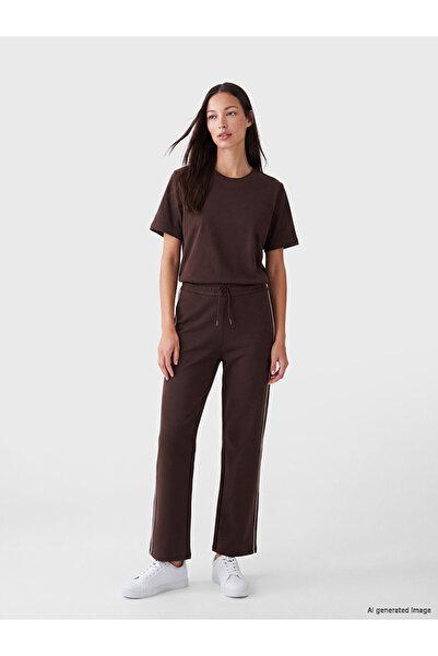 LC Waikiki Women's Wide Leg Sweatpants with Elastic Waist