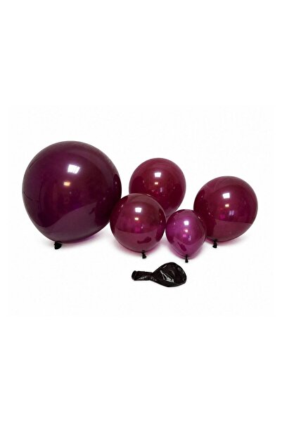 OEM Matte Balloons TX 01 Purple 5"-100/ Top Bottom Set