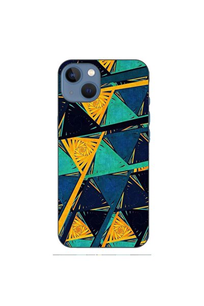 OEM Husa compatibila cu Apple iPhone 13 Silicon Gel Tpu Model Abstract Prism
