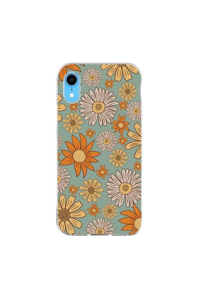 OEM Husa compatibila cu Apple iPhone XR Silicon Gel Tpu Model Vintage Meadow