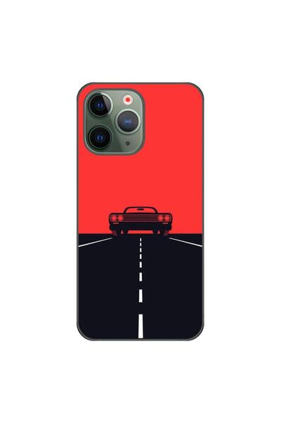 OEM Калъф, съвместим с Apple iPhone 11 Pro, силиконов гел TPU модел, Червена ...