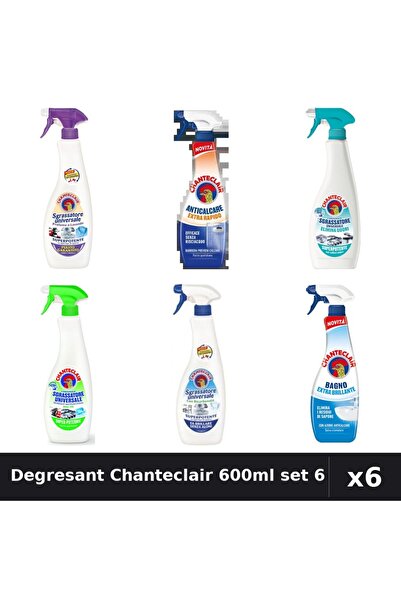 Chanteclair Set 6 Degresant Universal 600-625ml - Lavanda, Lămâie, Bicarbonat...