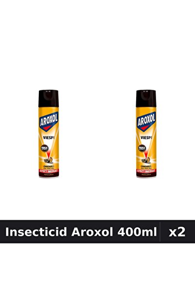 Aroxol Set 2 Spray Insecticid 400ml - Anti Gandaci, Tantari, Muste - Protectie