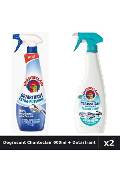 Chanteclair Set 2 Degresant Universal 600ml + Detartrant 625ml - Anti-Miros