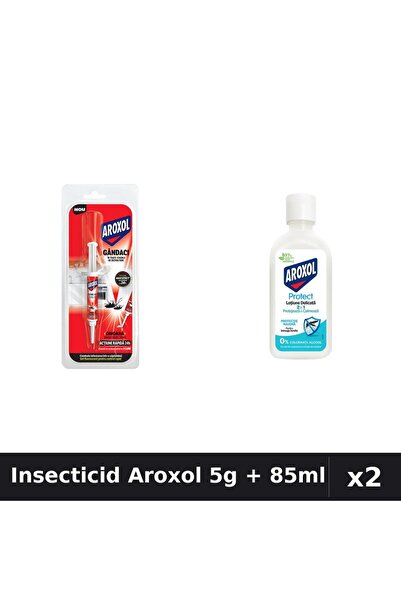 Aroxol Set 2 Insecticid - Pastile 5g + Loțiune Repelent 85ml - Anti-Insecte E...