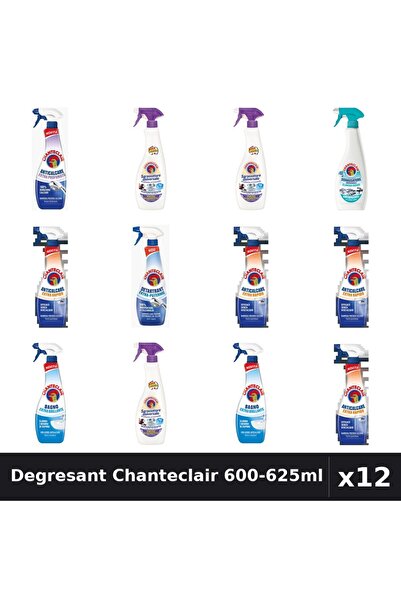 Chanteclair Set 12 Degresant Universal 600-625ml - Lavanda, Mosc, Anticalcar,...