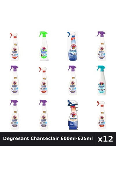 Chanteclair Set 12 Degresant Universal 600ml-625ml - Marsilia, Lavanda, Lămâi...