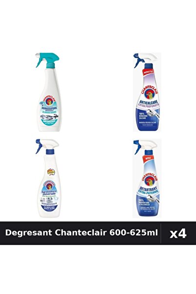 Chanteclair Set 4 Degresant Universal 600-625ml - Anti-Miros, Bicarbonat, Ant...