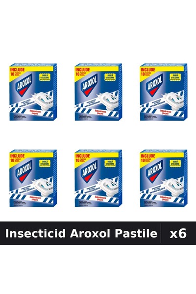 Aroxol Set 6 Pastile Anti-Insecte - Protecție Eficientă Împotriva Insectelor