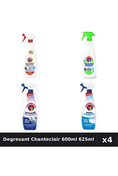 Chanteclair Set 4 Degresant Universal 600ml și 625ml - Marsilia, Lămâie, Anti...