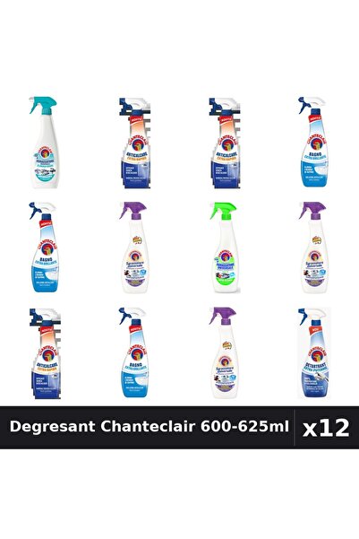 Chanteclair Set 12 Degresant Universal 600-625ml - Anti-Miros, Lavanda, Lămâi...