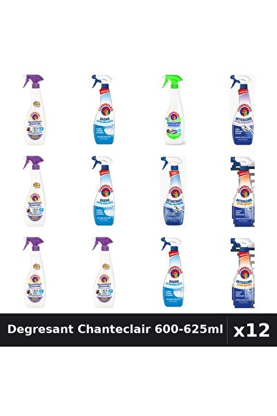 Chanteclair Set 12 Degresant Universal 600-625ml - Mosc, Lămâie, Lavandă, Ant...
