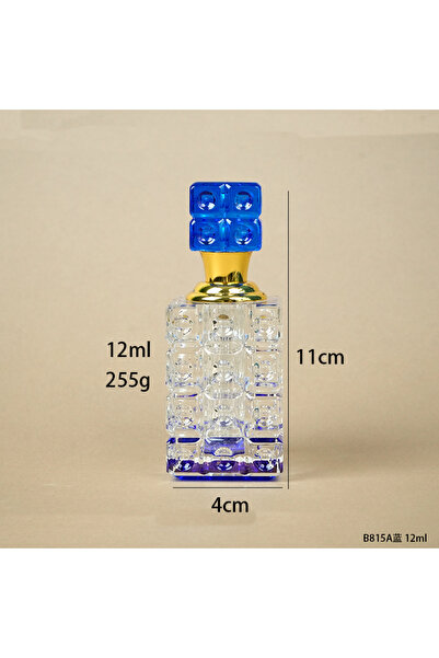 NUJET 1pcs Crystal Oil Bottle 12ml B815A-BLUE