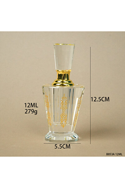 NUJET 1pcs Crystal Perfume Essential Oil Bottle 12ml B853A