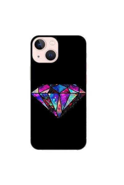 OEM Калъф, съвместим с Apple iPhone 13 Mini, силиконов гел TPU модел, диамант...