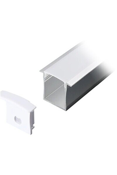 V-TAC ALUMINUM PROFILE FOR LED STRIP 2M 30MM X 20MM WHITE