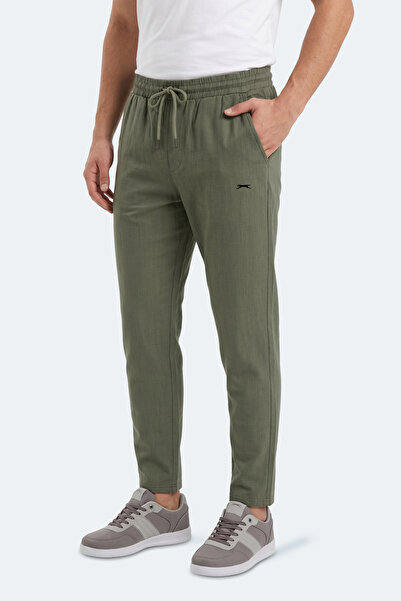 Slazenger بنطلون رياضي كاكي للرجال من كارميلا