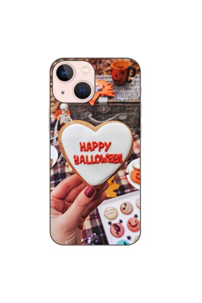 OEM Husa compatibila cu Apple iPhone 13 Mini Silicon Gel Tpu Model Happy Hall...