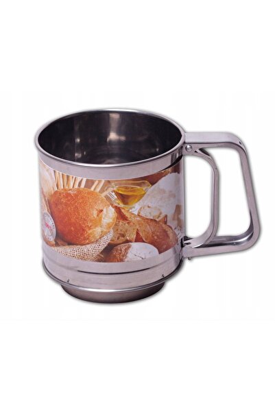 Kamille Sită tip cupă, pentru făină și zahăr pudră, din inox, 10x10.5 cm