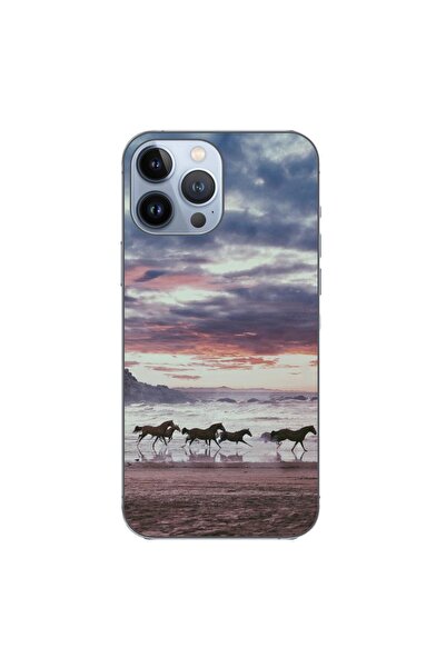 OEM Husa compatibila cu Apple iPhone 13 Pro Max Silicon Gel Tpu Model Cai Ale...