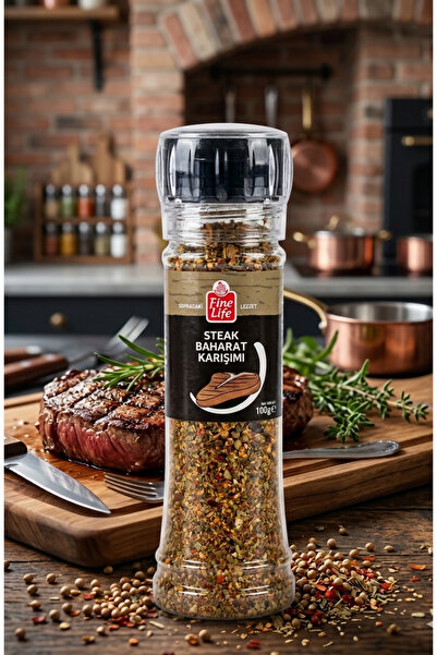 Fine Life Steak Baharat Karışımı 100g - Gurme Izgara ve Et Lezzeti - Doğal Ar...