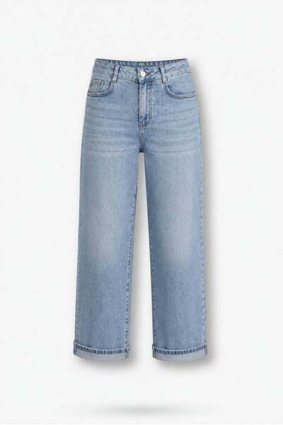 5in1Canpolat Açık Mavi Relaxed Fit Jean 26841