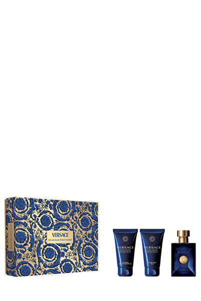 Versace Комплект Versace: Dylan Blue, тоалетна вода, за мъже, 50 мл + Dylan B...