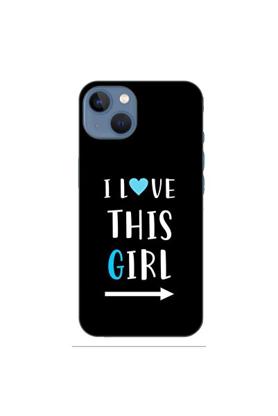 OEM Husa compatibila cu Apple iPhone 13 Silicon Gel Tpu Model Cupluri I love ...