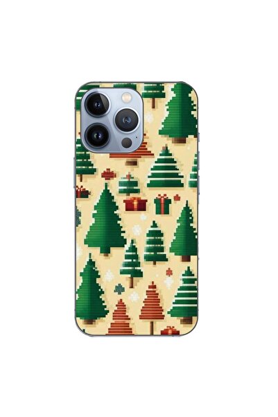 OEM Husa compatibila cu Apple iPhone 13 Pro Silicon Gel Tpu Model Pixel Art C...