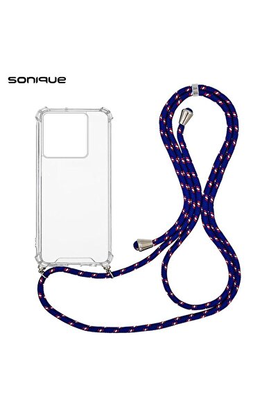 Sonique Θήκη Σιλικόνης με Κορδόνι Armor Clear Xiaomi Redmi Note 13 Pro 5G / P...
