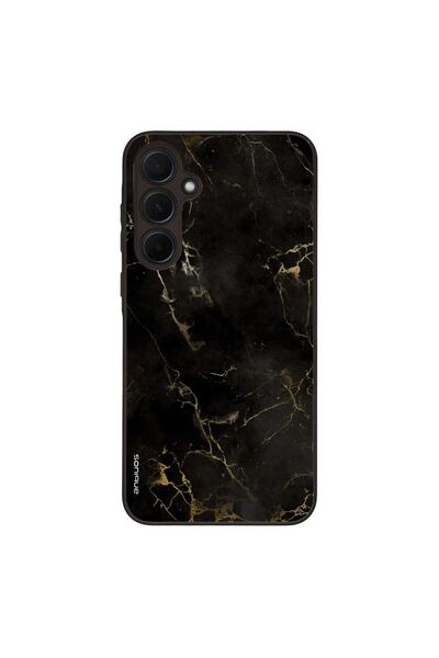 Sonique Θήκη Marble Series για Samsung Galaxy A35 5G Μαύρο 01