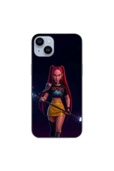 OEM Husa compatibila cu Apple iPhone 15 Plus Silicon Gel Tpu Model KPop Demon...
