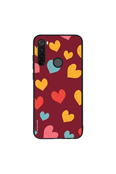 Sonique Θήκη Heart Series για Xiaomi Redmi Note 8T Μπορντώ