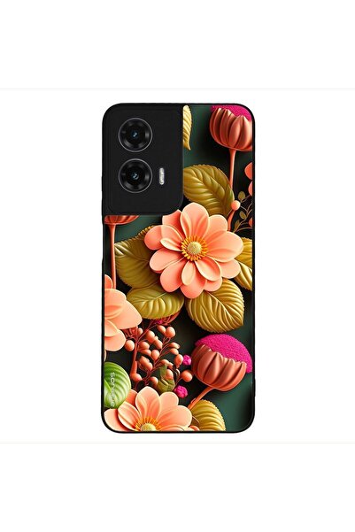 Sonique Θήκη 3D Flower Series για Motorola Moto G35 5G Σομόν