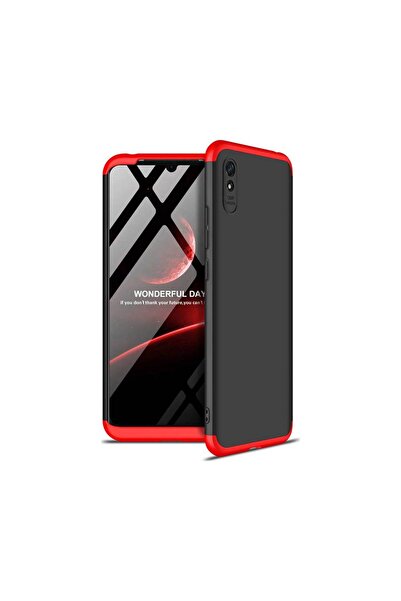 GKK 360 Full Body Protection Xiaomi Redmi 9A / Redmi 9AT Μαύρο/Κόκκινο