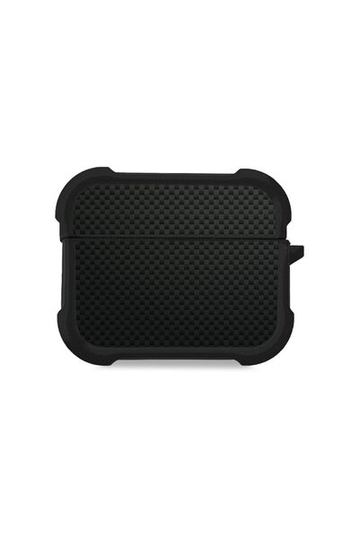 Sonique Θήκη Σιλικόνης Carbon Series για AirPods Pro / Pro 2 Μαύρο 01