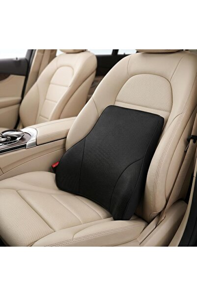 Auto Family FZE Car Lumbar Support Cushion for Driving – Memory Foam Back Sup...
